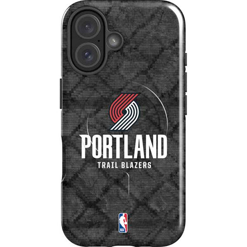 NBA Portland Trail Blazers Dark Rust iPhone 16 Plus Magsafe Impact Case